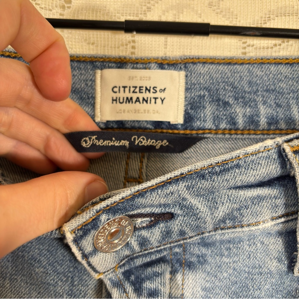 Citizens of Humanity Jolene Premium Denim Jeans High Waisted Straight Size 30 - Picture 11 of 12